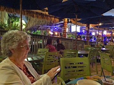 20221208g Burnham Trip Dinner Jimmy Johnson's Big Chill Key Largo Florida