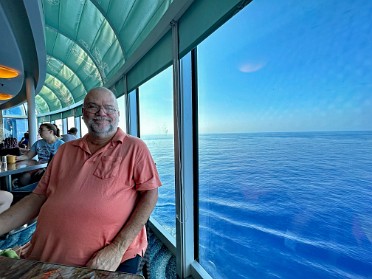 20230305a Burnham Szandzik Trip Disney 4th Cruise Day 2 At Sea Cabana Breakfast Eastern Caribbean