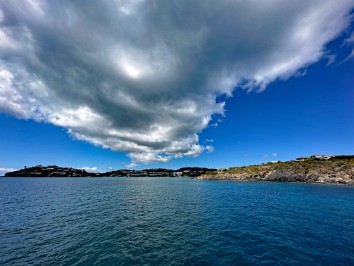 20230308d Burnham Szandzik Trip Disney 4th Cruise Day 5 Saint Thomas Saint John US Virgin Islands Boating Return To Saint Thomas Eastern Caribbean