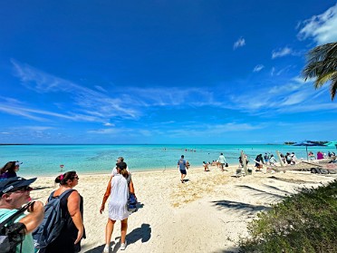 20230310b Burnham Szandzik Trip Disney 4th Cruise Day 7 Castaway Cay Beach Day Ashore Eastern Caribbean