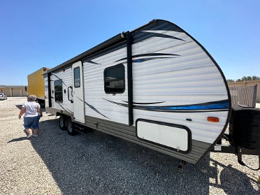 20230503a Burnham Camping Trailer Great Hailstorm Of '23 Clermont Florida