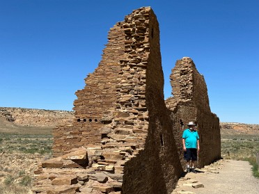 20230529r Burnham Trip Western US Grand Circle Tour Hungo Pavi Chaco Culture National Historic Park New Mexico