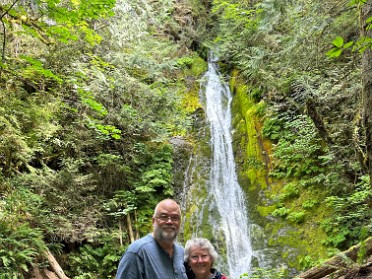 20230615u Burnham Trip Western US Grand Circle Tour Madison Falls Elwha River Valley Olympic National Park Washington