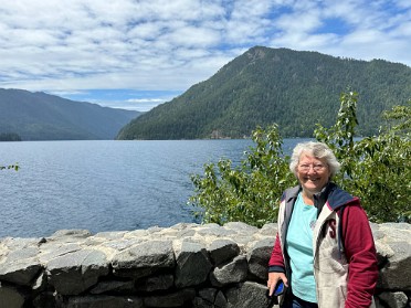 20230615v Burnham Trip Western US Grand Circle Tour South Shore Lake Crescent Olympic National Park Washington