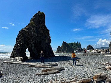 20230618x Burnham Trip Western US Grand Circle Tour Ruby Beach Kalaloch Area Olympic National Park Washington