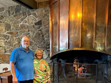 20230625s Burnham Trip Western US Grand Circle Tour Grant Village Visitor Center Yellowstone National Park Wyoming