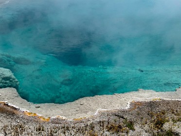 20230625u Burnham Trip Western US Grand Circle Tour West Thumb Geyser Basin Yellowstone National Park Wyoming