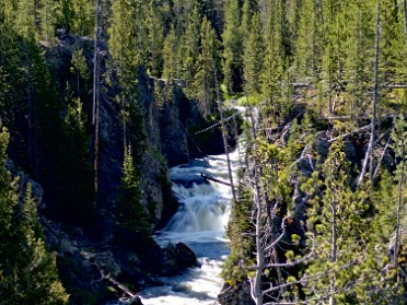 20230626l Burnham Trip Western US Grand Circle Tour Kepler Cascades Yellowstone National Park Wyoming