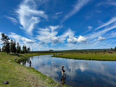 20230626m Burnham Trip Western US Grand Circle Tour Bison Fountain Flat Drive Yellowstone National Park Wyoming