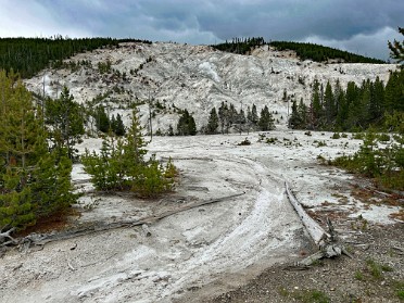20230626u Burnham Trip Western US Grand Circle Tour Roaring Mountain Yellowstone National Park Wyoming