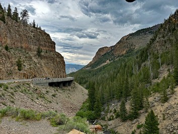 20230626w Burnham Trip Western US Grand Circle Tour Golden Gate Canyon Gallatin Mountains Yellowstone National Park Wyoming