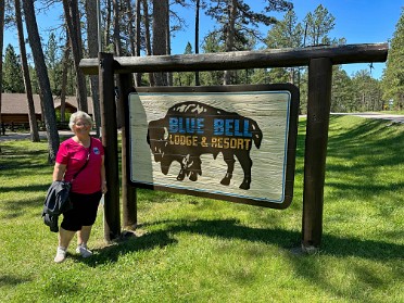 20230702x Burnham Trip Western US Grand Circle Tour Lunch Custer State Park Blue Bell Lodge South Dakota