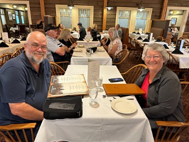 20230702z Burnham Trip Western US Grand Circle Tour Dinner Custer State Park State Game Lodge South Dakota