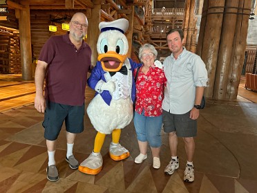 20230924a Burnham Birthday Trip Vicki 63rd Whispering Canyon Cafe Disney World Orlando Florida