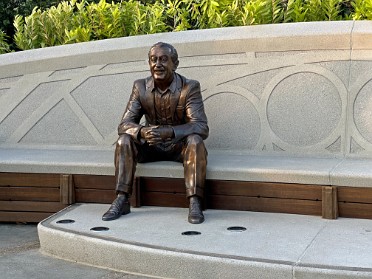 20231207a Burnham Trip Disney Epcot Holiday Decor Orlando Florida