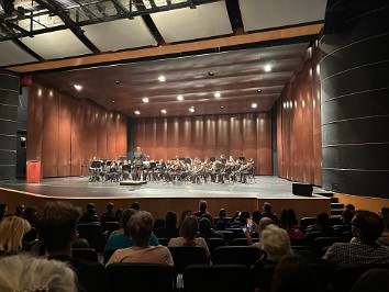 20240516a Bourland Burnham Campbell Hurtado School Band Concert Lily 8th Grade Jack 6th Grade Michigan