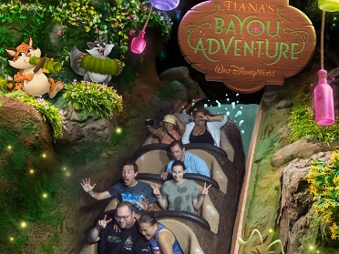 20240623a Berry Burnham Fletcher Trip Tiana's Bayou Adventure Cast Preview Disney Magic Kingdom Orlando Florida