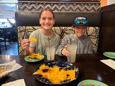 20240717b Bourland Campbell Dinner El Charro Michigan