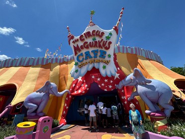 20240718c Burnham Trip Universal Islands Of Adventure Circus Mcgurkus Cafe And Exit Gift Shop Florida