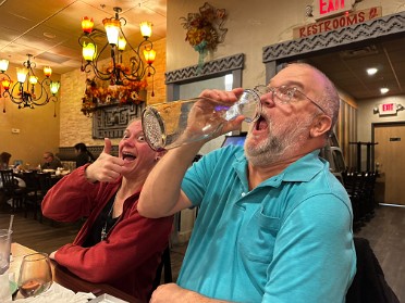 20241028b Bourland Burnham Campbell Trip Dinner El Charro Michigan