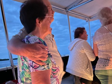 20241118c Burnham Mantey Camping Trip Cruise Sunshine Skyway Light Show Florida