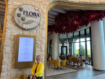 20250424b Burnham Trip Universal Helios Grand Hotel Flora Taverna Dinner Florida