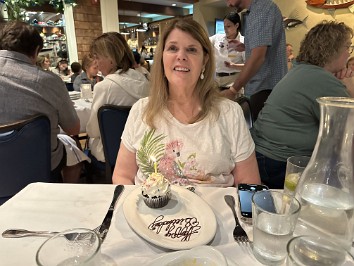 20251123a Burnham Szandzik Birthday Dinner Sue 63rd Disney Springs Boathouse Orlando Florida