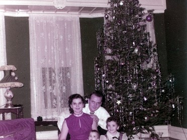 19561201a Burnham Holiday December Young Burnham Family Christmas