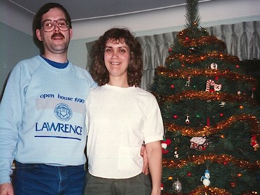 19901225b Blair Burnham Holiday Christmas Tom Pam Lathrup Village Michigan