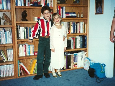 19941030a Burnham Szandzik Church Baptism Dan Jamie Party