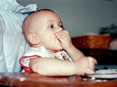 19950413b Blair Birthday Justin 1 Year Michigan
