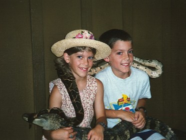 19950713f Burnham Trip Gatorland Florida