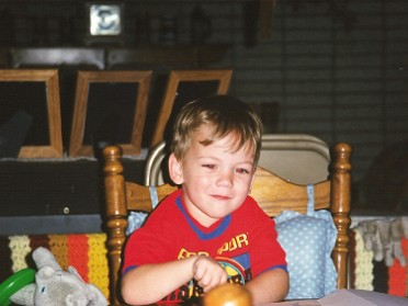 19970401a Blair Justin At The Kitchen Table