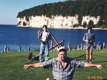 19990820a Burnham Trip Camping Upper Peninsula Fayette Historic State Park Michigan