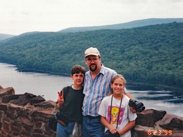 19990823a Burnham Trip Camping Upper Peninsula Porcupine Mountains State Park Michigan