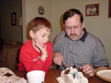 20010403a Blair Burnham Birthdays Party Tom 47th Justin 7th
