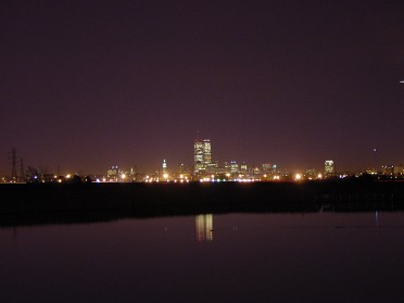 20010419d Burnham Trip East Coast Thursday Skyline By Night New York City