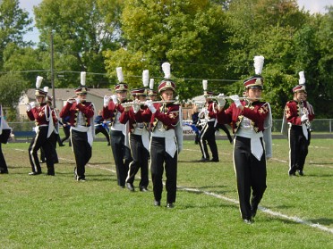 20010922a Burnham School Band Sports Jamie Football Game Marching