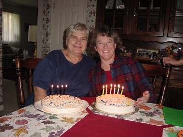20011021a Burnham Birthdays Party Irene 68th Vicki 41st
