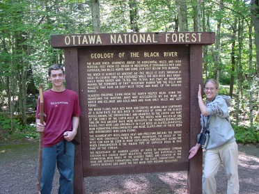 20020711 Burnham Trip Camping Upper Peninsula Black River Scenic Byway Michigan