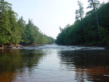 20020715c Burnham Trip Camping Upper Peninsula Porcupine Mountains Wilderness State Park Nawadaha Falls Michigan