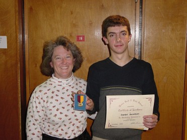 20021017a Burnham High School Dan Academic Awards Night