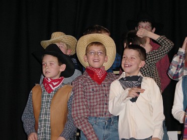20021205a Blair Burnham Holiday Elementary School Vocal Concert Justin Christmas At The OK Corral