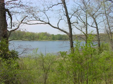 20030518b Burnham Roberts Trip Camping Pinckney State Recreation Area Crooked Lake Hike Michigan