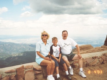 20030804a Blair Trip Colorado Visiting Pikes Peak