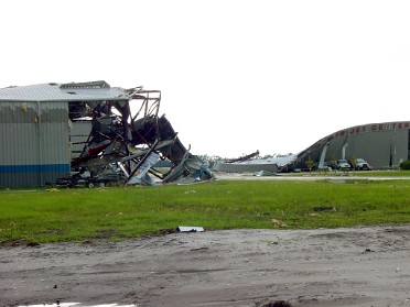 20040815a Burnham House Hurricane Charley Kissimmee Airport