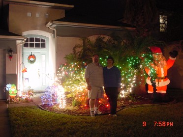 20051209c Burnham Cove Trip Holiday Visiting Christmas Decorations Florida