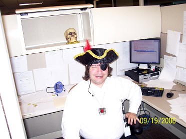 20060919a Burnham Job John Jr Arrr It Be Talk Like A Pirate Day At Work