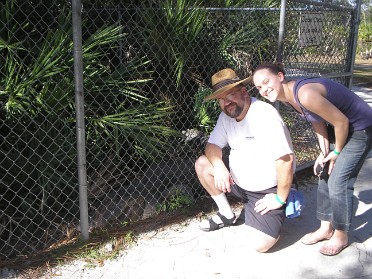 20070107h Burnham Trip Gatorland Emus Gators Crocs Florida