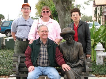 20070130b Boblenz Deck Trip Family Visiting Kissimmee Florida